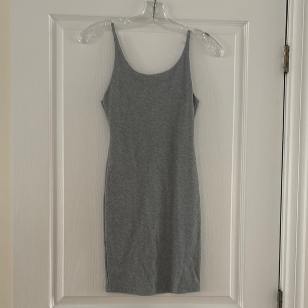 Gray Sleeveless Dress